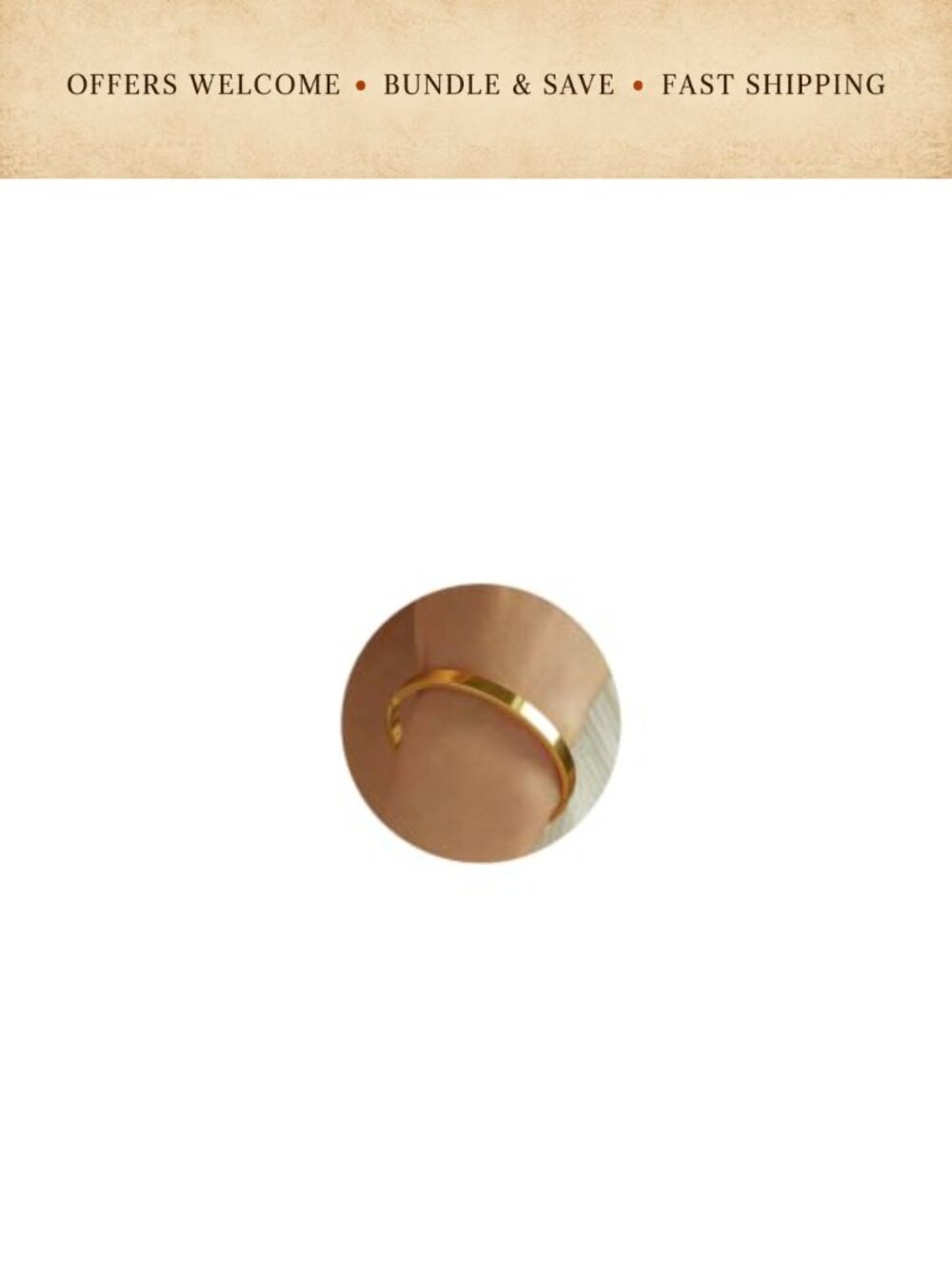 18K Gold Plated Stainless Steel Bangle Bracelet for Women Stackable Hidden Clasp